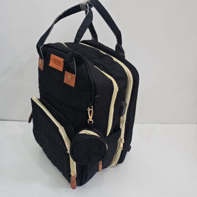 diaper backpack with changing station/bed