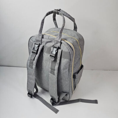 diaper backpack with changing station/bed