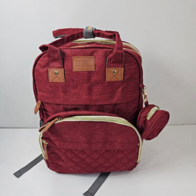 diaper backpack with changing station/bed
